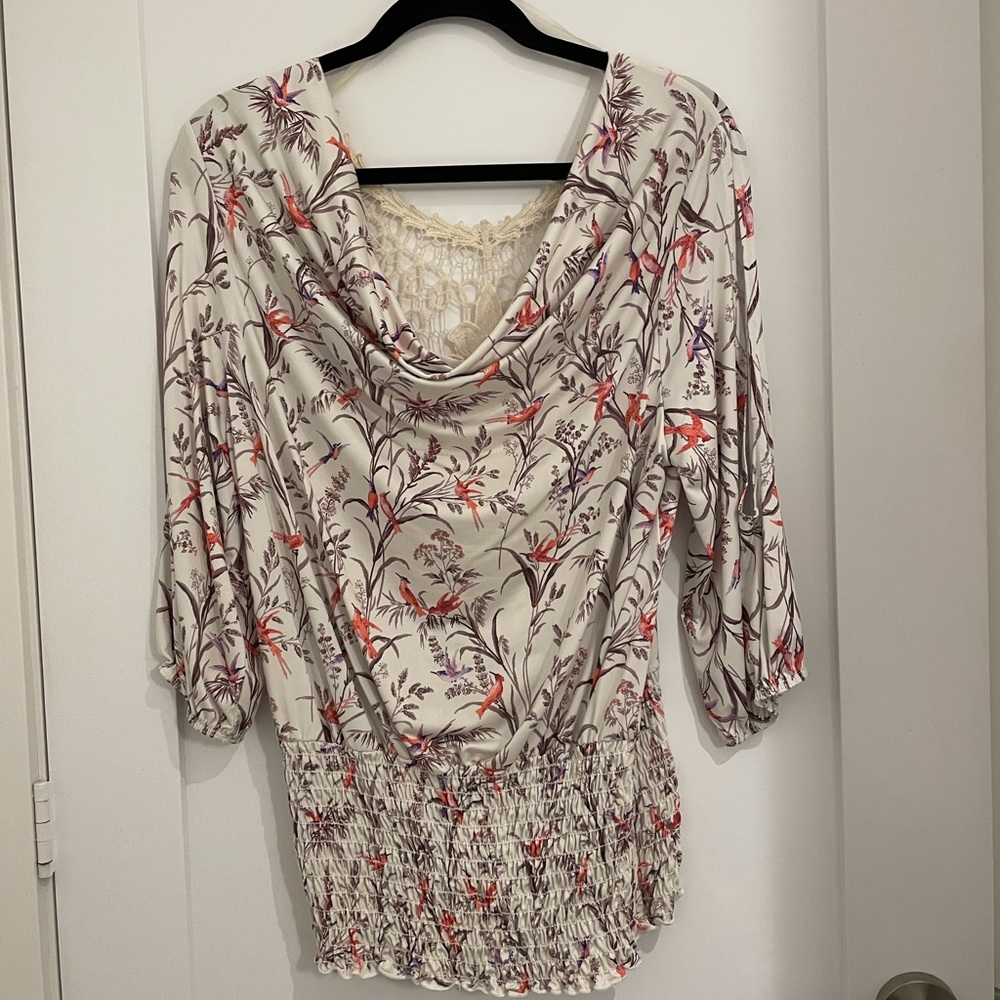 Ivory printed Top